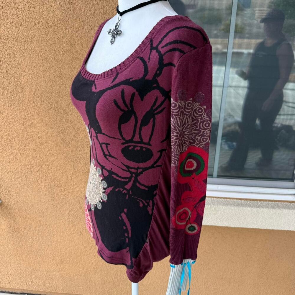 Disigual x disney minnie mouse long sleeve - Picture 2 of 6